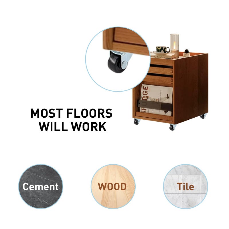 HOWDIA 8 Pcs 1" Low Profile Caster Wheels, Heavy Duty Rubber Wheel with Bearing & Top Plate, Per Wheel 22lb Capacity, 360 Degree Swivel 1 Inch Casters for Furniture/Appliances, Screws Included - Image 4